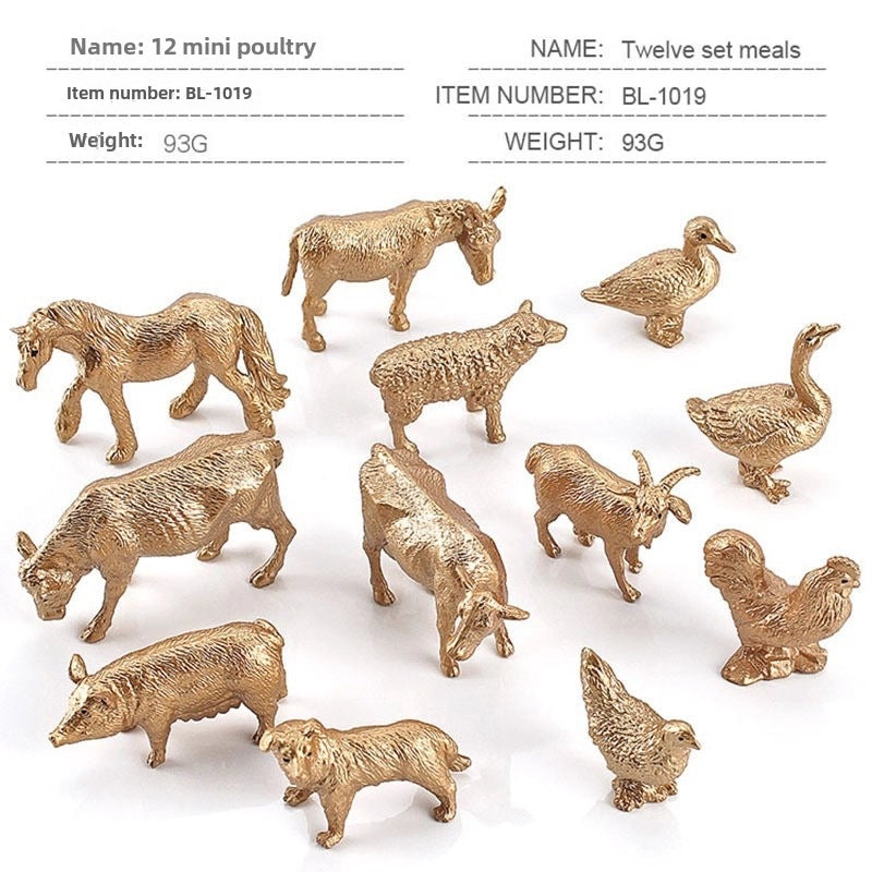 Mini Farm Animal Models Set|Home Decor & Miniatures