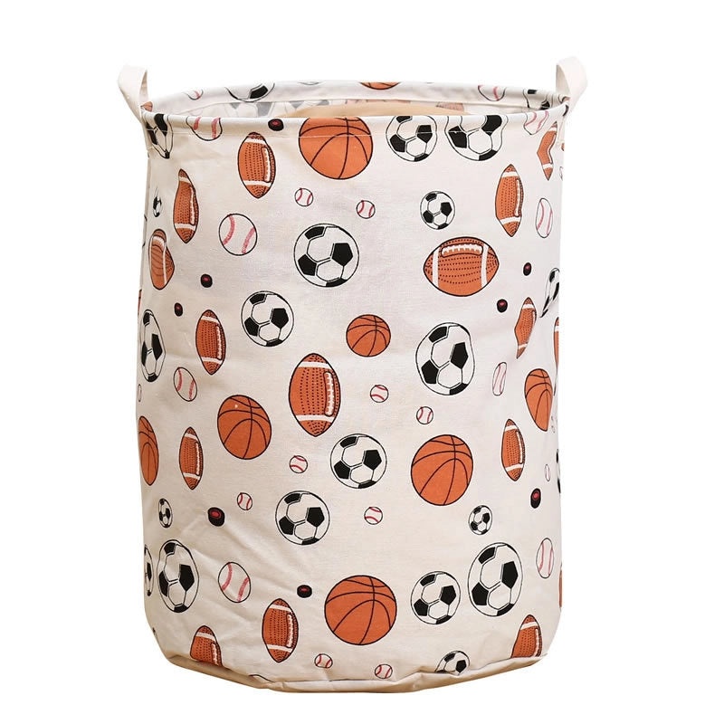 Large Waterproof Laundry Basket with Colorful Print|Home Storage & Organization