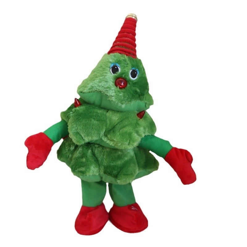 Christmas Tree Singing Dancing Elk Plush Toy for Elderly|Holiday Gifts & Plush Toys
