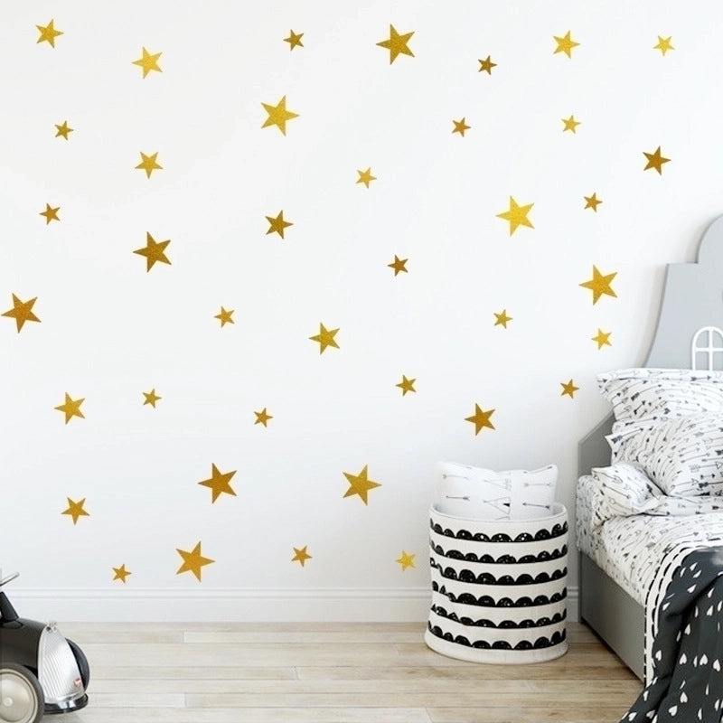 Minimalist Solid Color Star Wall Decals|Home Decor Wall Stickers