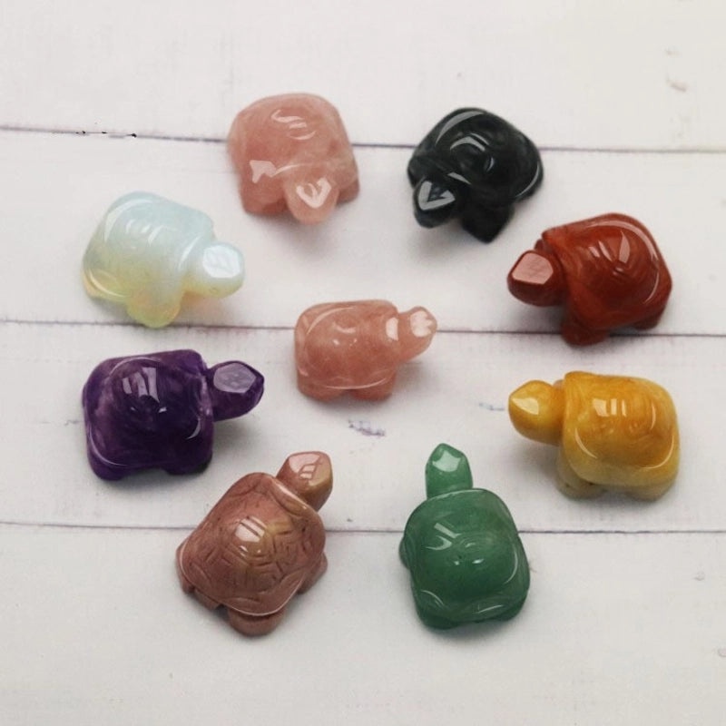 Elegant Tortoise Gem Obsidian Minimalist Decorative Accents|Home Decor