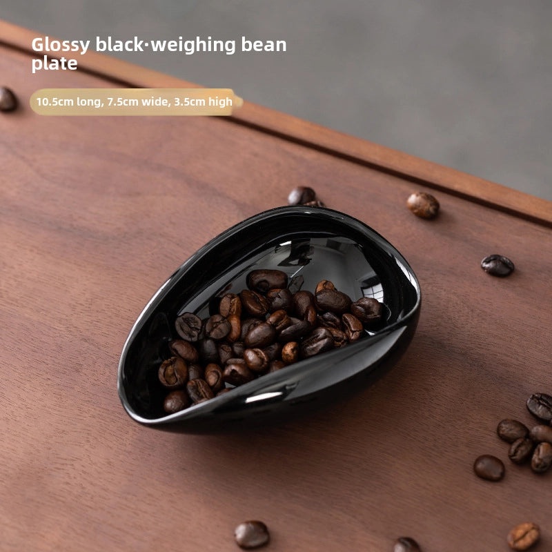 Ceramic Tea Lotus Bean Tray Spare Part for Kung Fu Tea Set Retro Black Celadon White Porcelain Tea Spoon Spatula|Tea Accessories