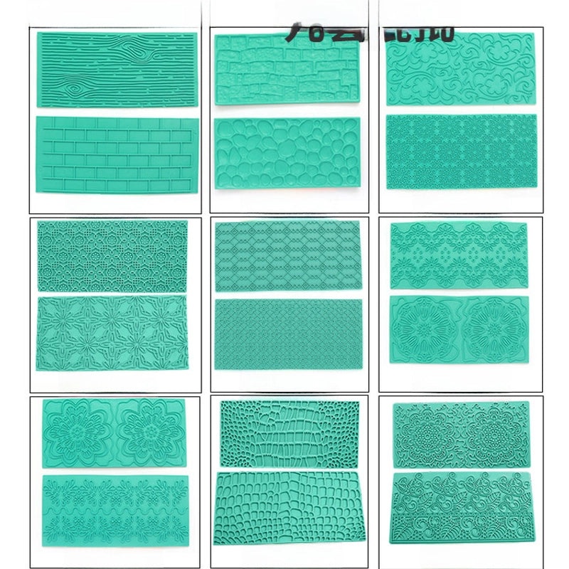 Sugar Cake Printing Mold Set 2PCS | Baking Tools & Accessories