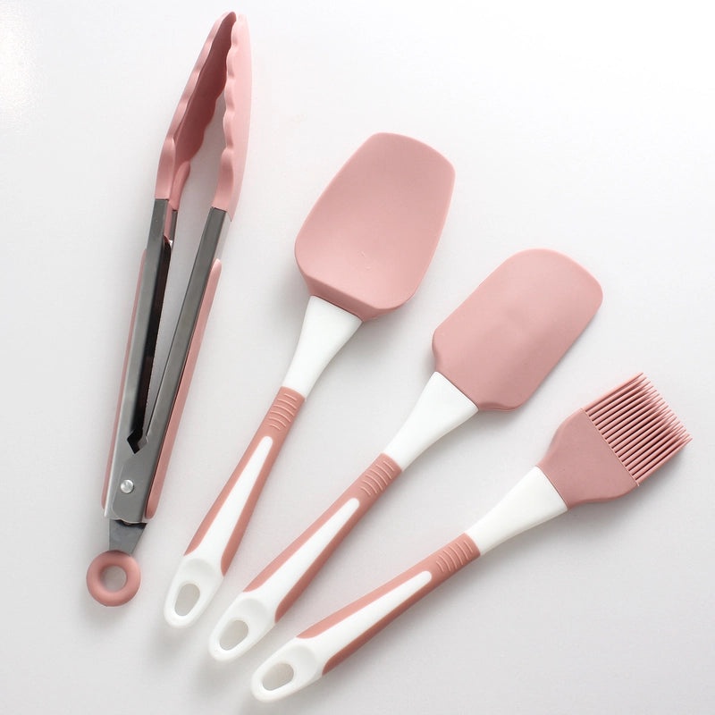 5-piece Silicone Scraper and Oil Brush Set for Baking and Cooking|Kitchen Tools & Gadgets