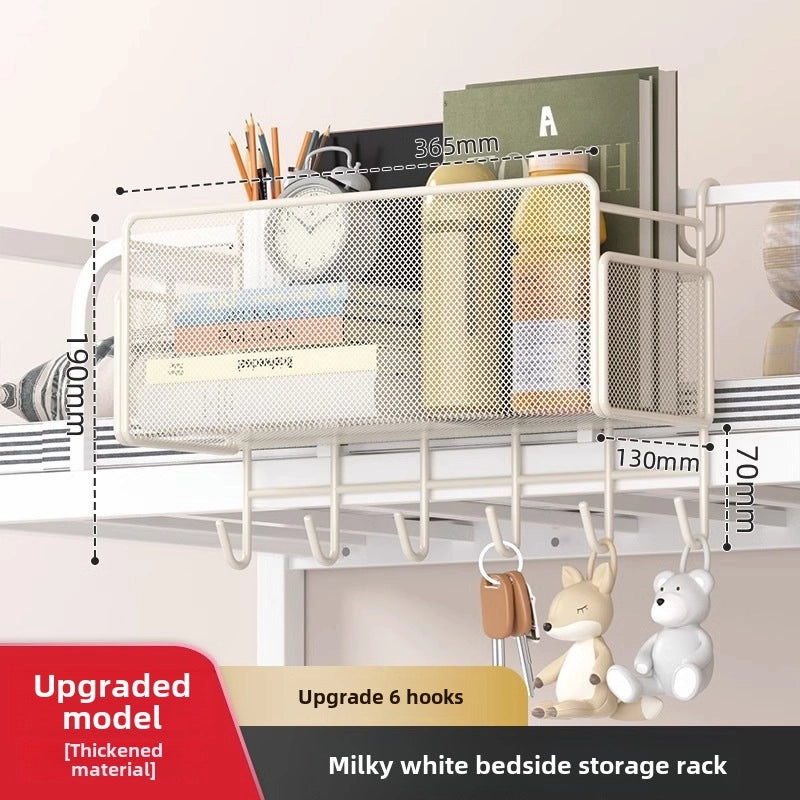Dormitory Bedside Hanging Storage Basket for Snacks and Essentials | Dorm Room Storage & Organization