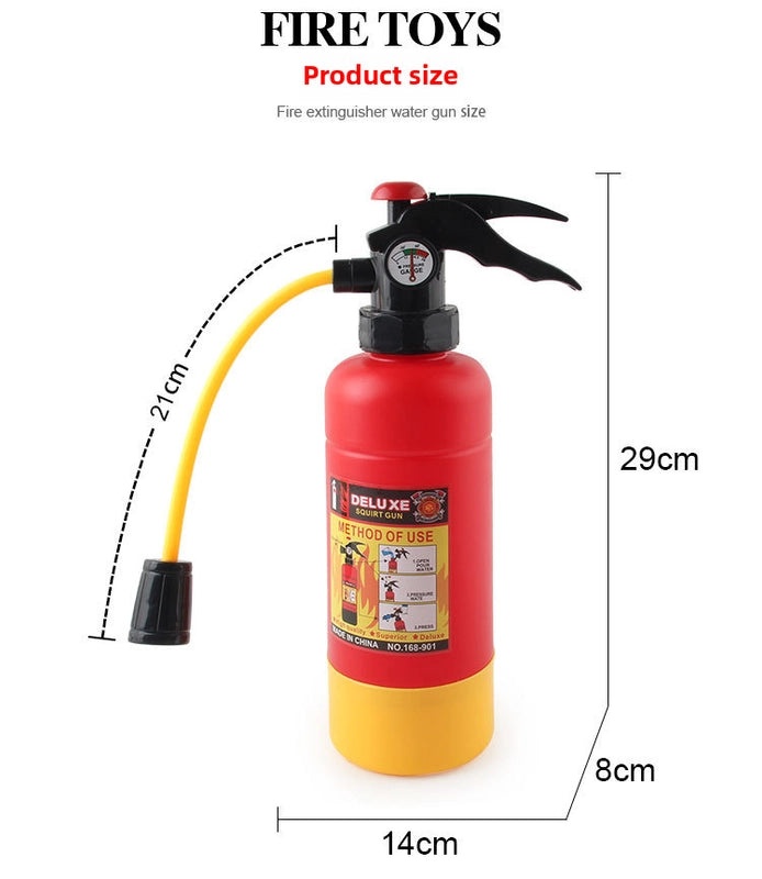 儿童消防员套装含背包水枪|儿童玩具