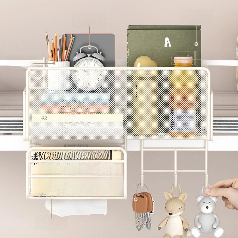 Dormitory Bedside Hanging Storage Basket for Snacks and Essentials | Dorm Room Storage & Organization