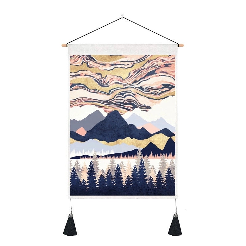 Scenic Polyester Wall Tapestry for Home Decor|Home Decor