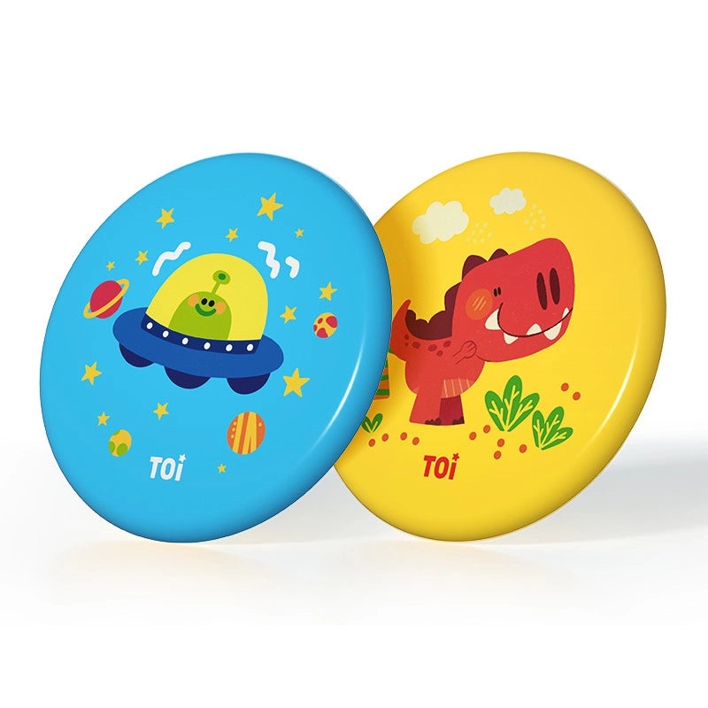 TOI Tuyi Kids Soft Flying Saucer Toy Outdoor Cartoon Park Parent-Child Fitness Sports|儿童户外玩具