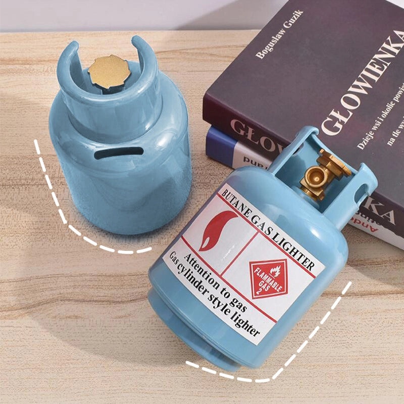Cute Piggy Bank Toy Shaped Like Gas Cylinder | Kids' Savings Toys