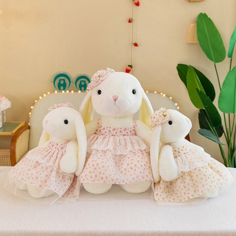 Cute Easter Bunny Plush Toy Stuffed Animal with Soft PP Cotton Filling|Easter Gifts & Plush Toys