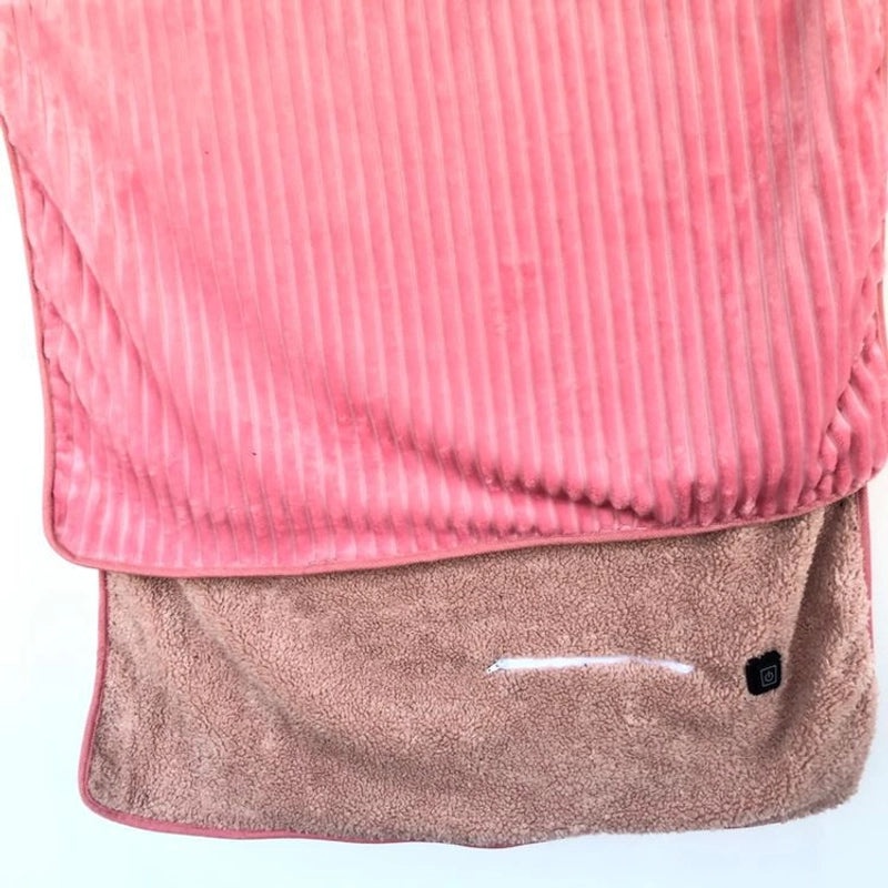 Wireless USB Heated Shawl Blanket Large Size Electric Leg Warmer with Power Bank | Heated Blankets & Shawls