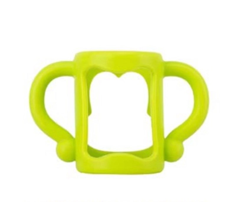 Adorable Solid Color Silicone Feeding Bottle 1pc | Baby Feeding Accessories