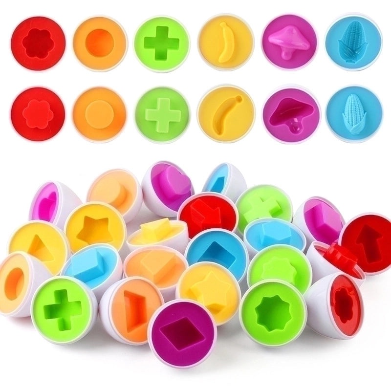 Early Learning Color Matching Simulation Eggs Toy Set for Kids|Educational Toys