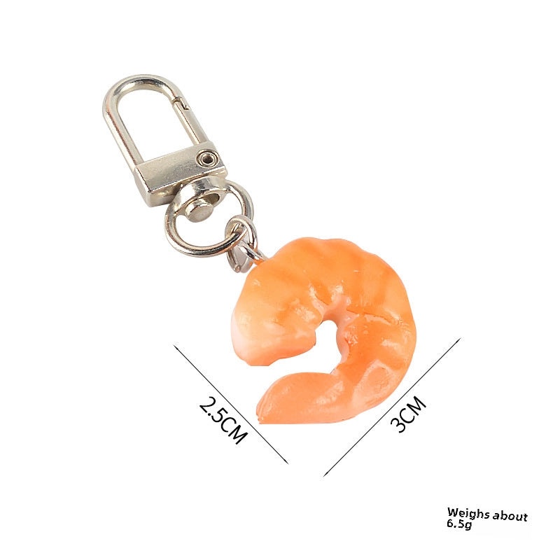 仿真虾模型PVC影视道具餐厅装饰趣味仿真食物虾尾|餐厅装饰品