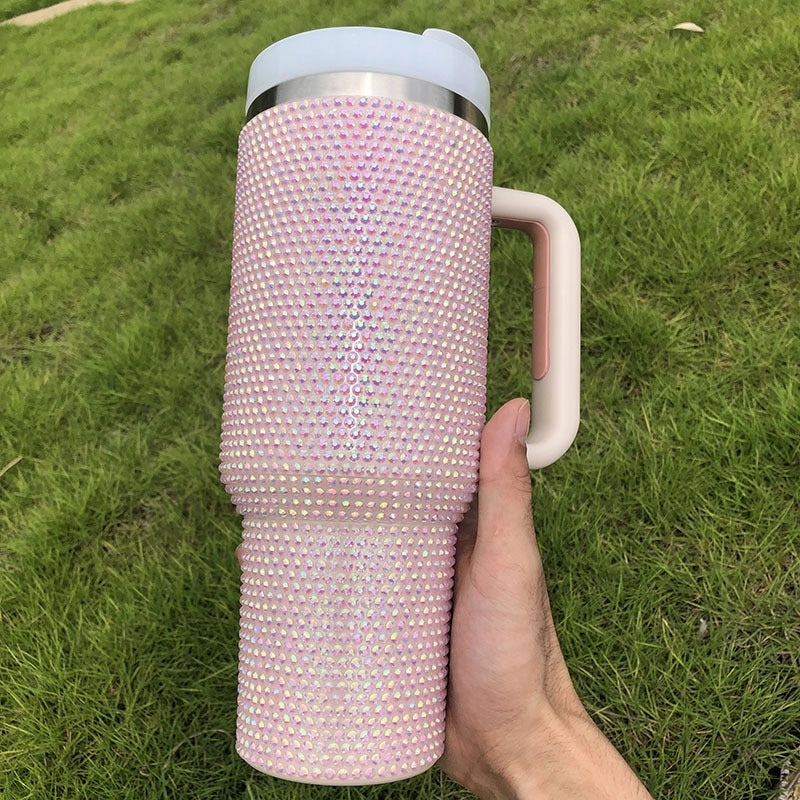 Stylish Cow Print Solid Color Stainless Steel Thermos Cup 304/201 Double Wall Insulated | Drinkware & Thermoses