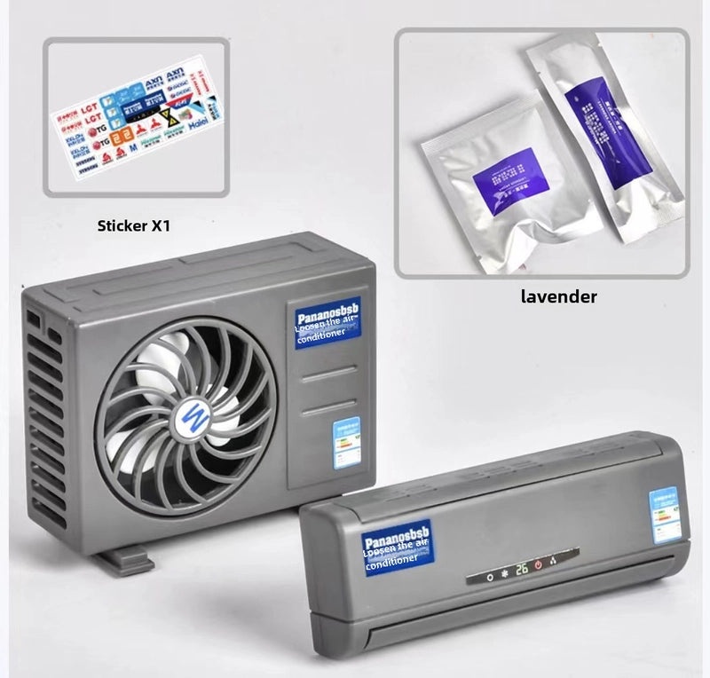 Car Mini Air Conditioner Model Car Vent Air Freshener Aromatherapy Perfume Long-Lasting Car Interior Decoration|Car Accessories