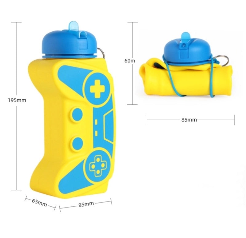 Stylish Multicolor Silicone Water Bottle for Everyday Use 1 Piece | Drinkware & Bottles