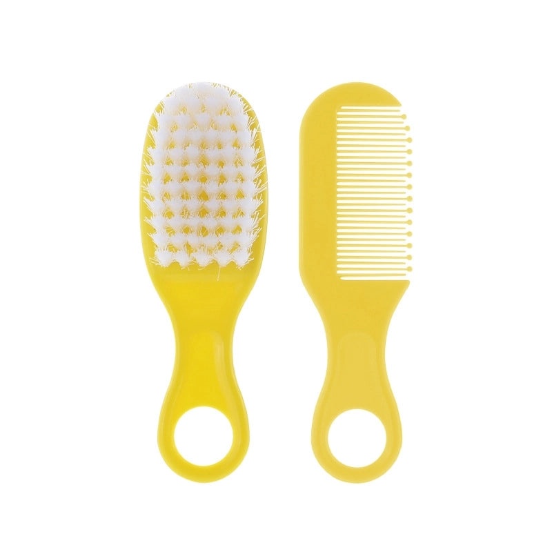Simple Solid Color Plastic Baby Hair Comb | Baby Care Accessories