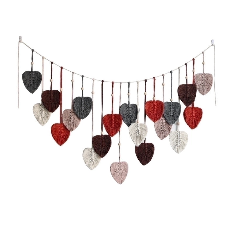 Elegant Minimalist Leaf Cotton Pendant for Home Decor|Home Decoration