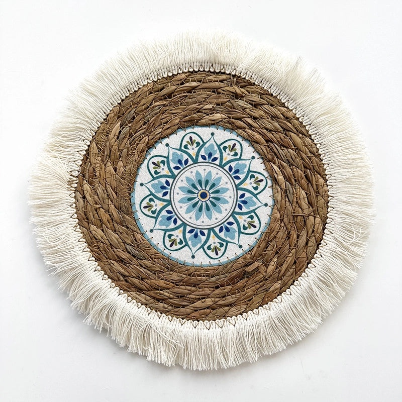 Ethnic Straw Wall Hanging Moroccan Style Home Decor Sofa Bedside Accent|Home Decor