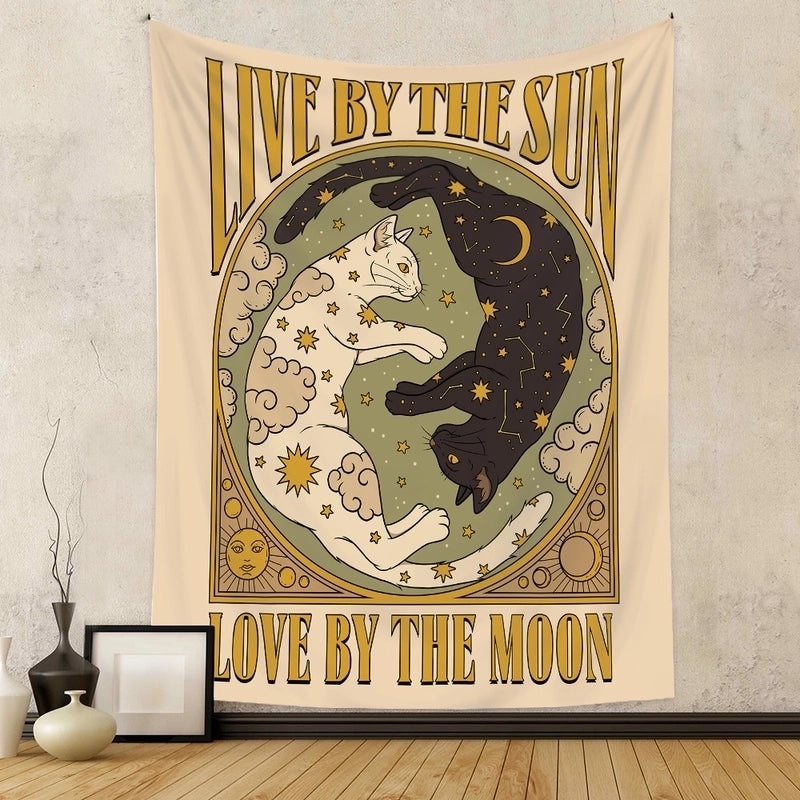 Classic Color Block Polyester Tapestry for Home Decor|Wall Hangings & Tapestries