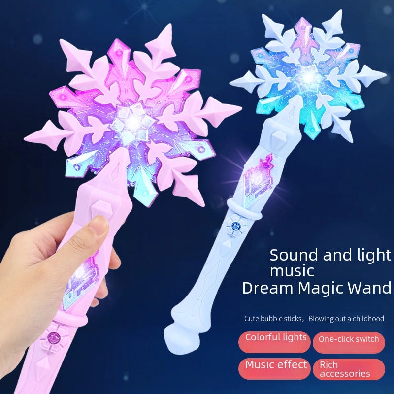 Girls Christmas Snowflake Glow Stick Magic Wand Toy for Kids|Kids Toys & Games