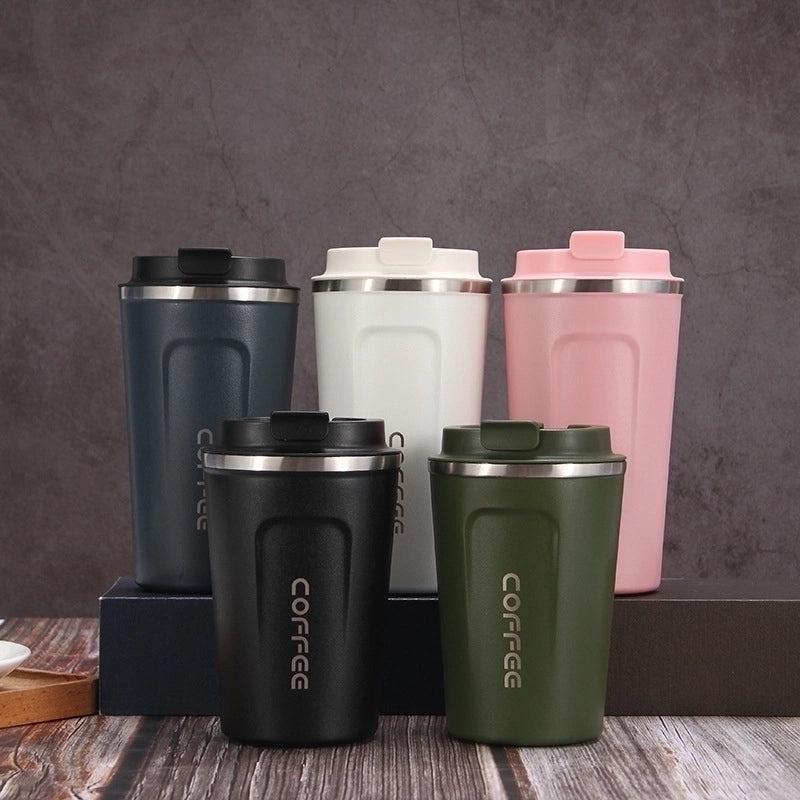 Stylish Letter Stainless Steel Travel Thermos Mug | Drinkware & Travel Accessories