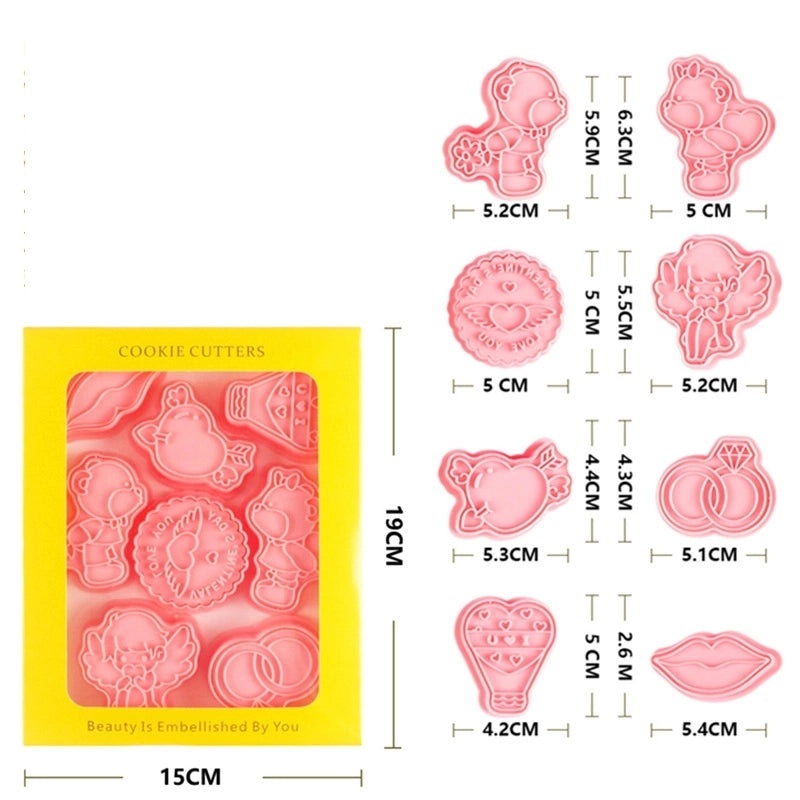 Valentine's Day Animal Shaped Plastic Bakeware Set | Kitchen & Dining Accessories