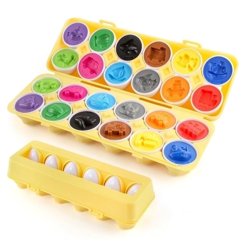 Early Learning Color Matching Simulation Eggs Toy Set for Kids|Educational Toys