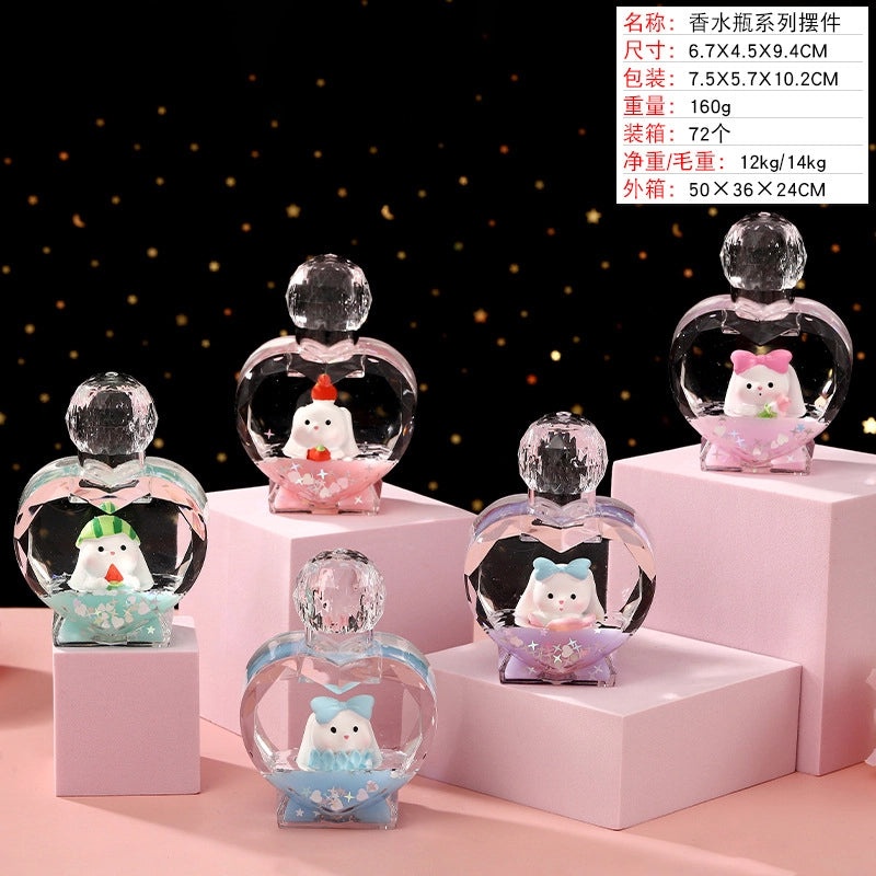 Creative Cartoon Liquid Oil Drop Ornament Transparent Acrylic Pressure Relief Craft|Home Decor Gifts