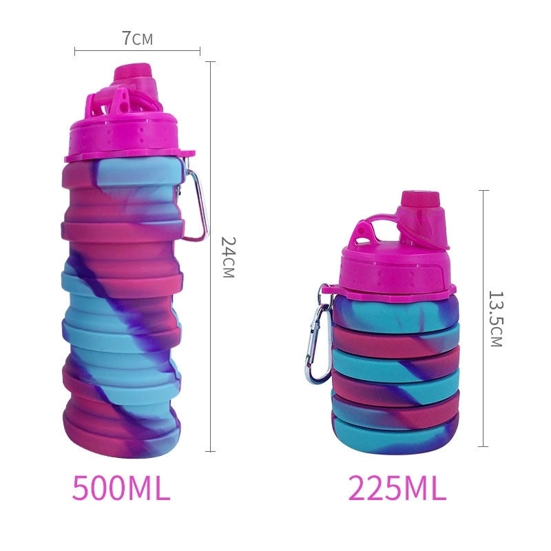 Camouflage Pattern Silicone Water Bottles | Drinkware & Hydration Accessories