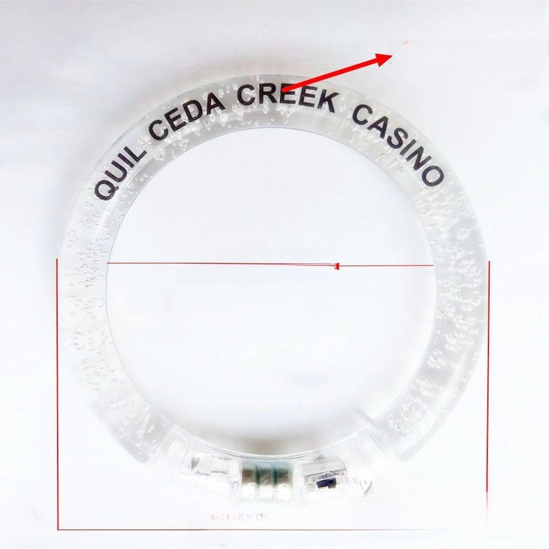 Colorful LED Acrylic Luminous Bracelet Flashing Wristband Small Gift Toy | Accessories & Jewelry