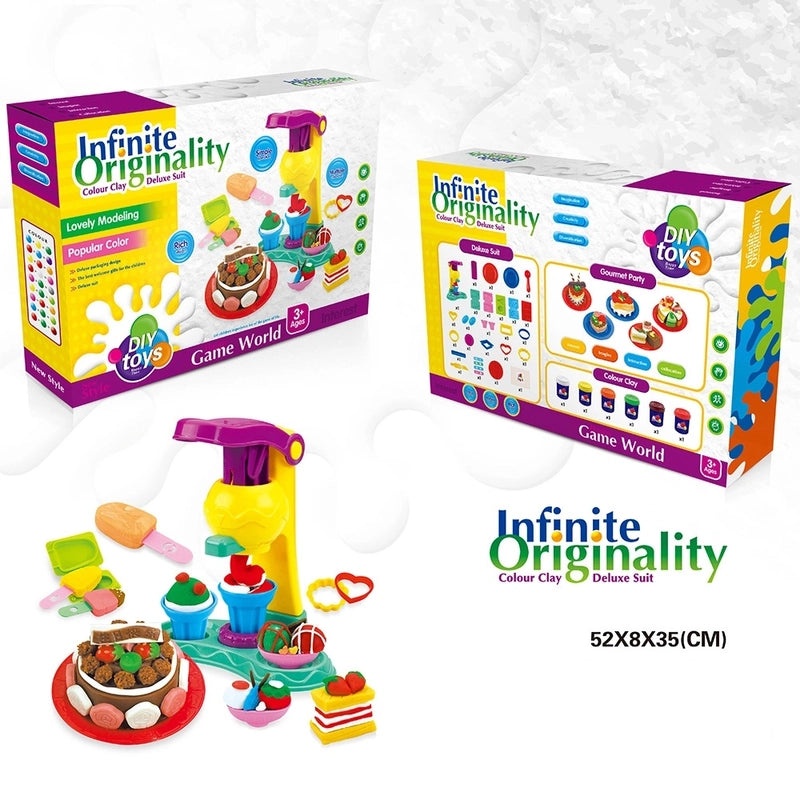 Colorful Painted Clay Toys for Toddlers Ages 3-6 | Kids Toys & Educational Playsets