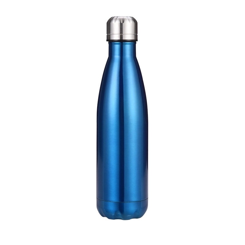 Stainless Steel Water Bottle Single Piece Casual Solid Color | Drinkware & Hydration