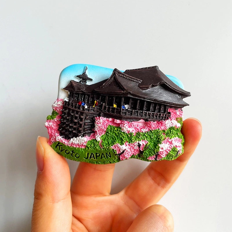 3D Travel Refrigerator Magnet Stickers Europe Cities Souvenirs Creative Tourist Gifts|Home Decor & Magnets