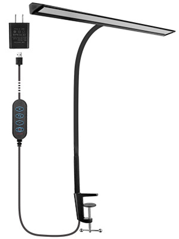 Adjustable Double-Headed LED Desk Lamp with Eye Protection Clip-On Light | Study Lamps
