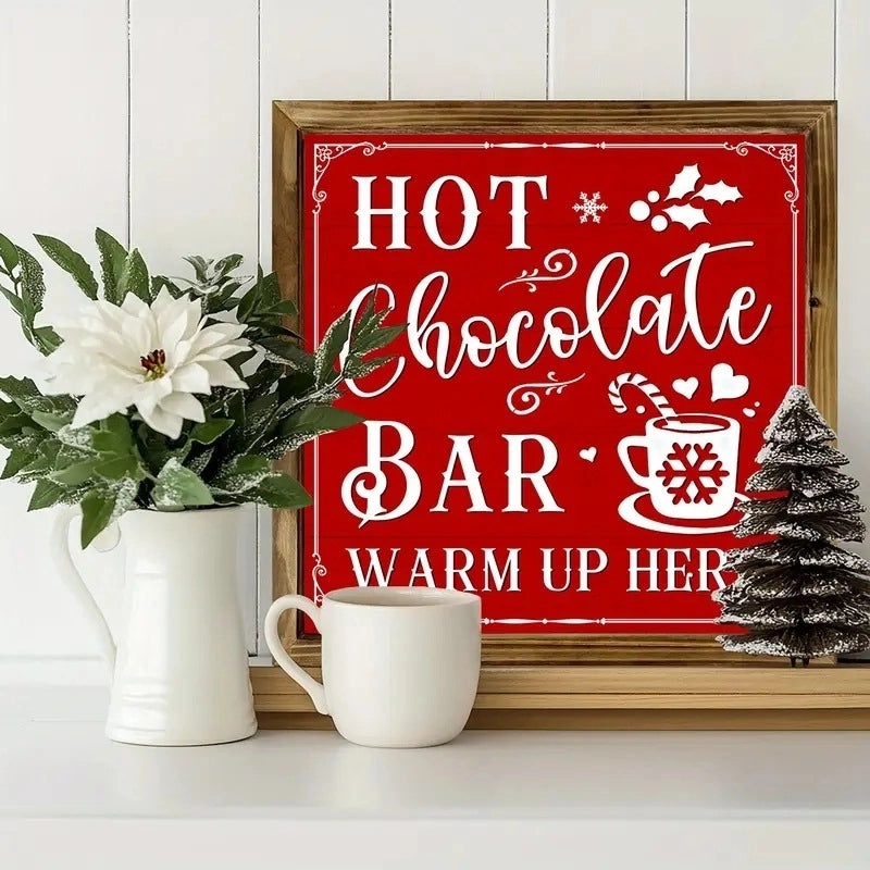 Christmas Santa Snowman Wooden Ornaments Indoor Home Table Decorations|Home Decor