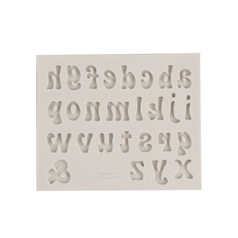 Casual Elegant Pastoral Letter Silicone Kitchen Mold 1 Piece | Kitchen Tools & Gadgets