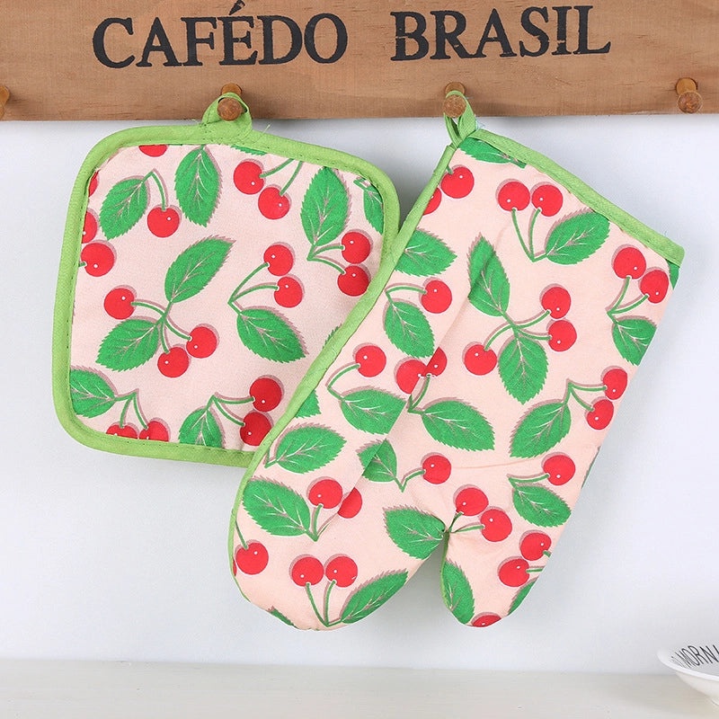 Heat Resistant Gloves with Pastoral Multiple Prints | Kitchen & Dining Accessories