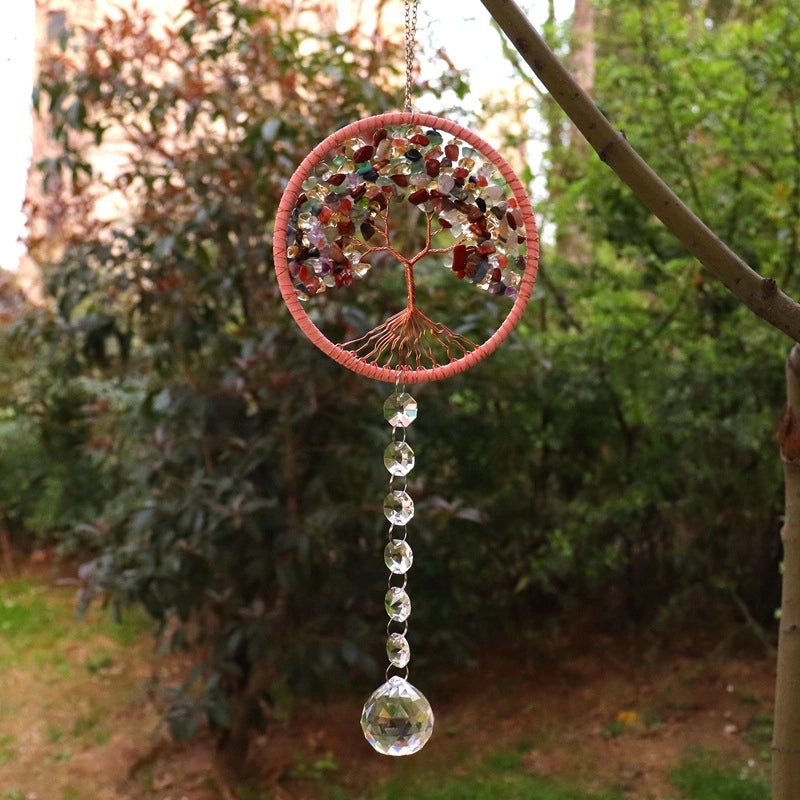 Fashion Tree Pendant with Artificial Crystal Gravel Beads | Jewelry & Accessories