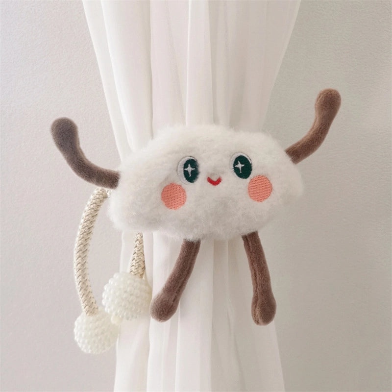 Adorable Cloud Pattern Polyester Curtain Tiebacks | Window Accessories