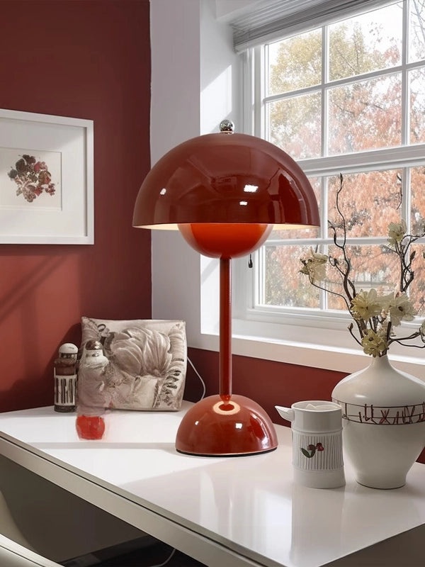 Nordic Flower Bud Table Lamp Plug-in Night Light for Wedding Bedside Dowry Lantern|Home Decor Lighting