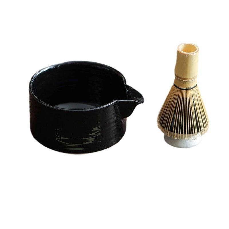 Japanese-style Matcha Bamboo Tea Ceremony Set with Stirring Brush and Wipe | Tea Accessories