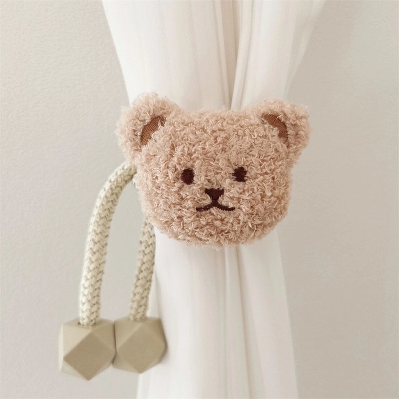 Cute Bear Design Polyester Yarn Sticky Hook for Window | Home Decor Accessories