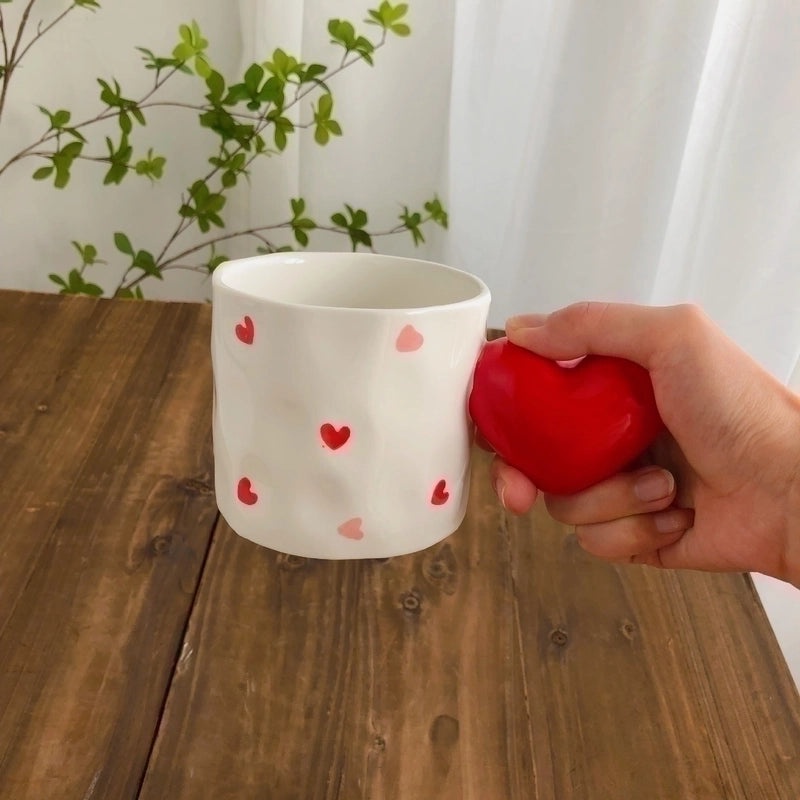 Stylish White Porcelain Water Bottle with Cartoon Design 1 Piece|Drinkware & Bottles