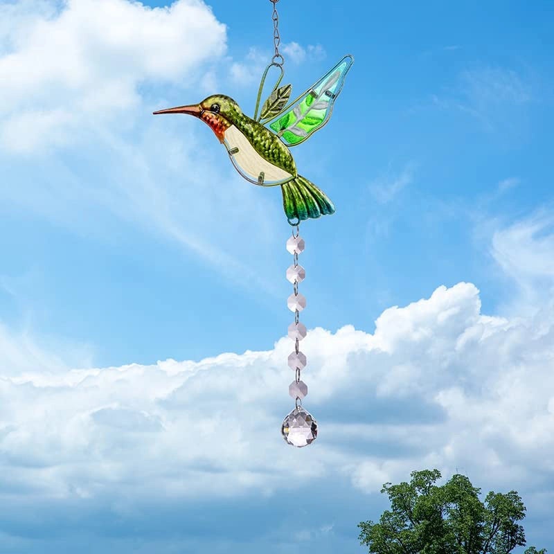 Delicate Crystal Suncatcher Wind Chime for Wall Decoration|Home Decor & Wall Art