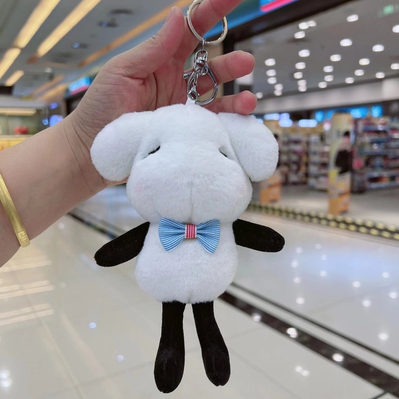 Cute Plush Alpaca Pendant Keychain Small Sheep Doll Charm for Schoolbag Gift|Accessories & Keychains