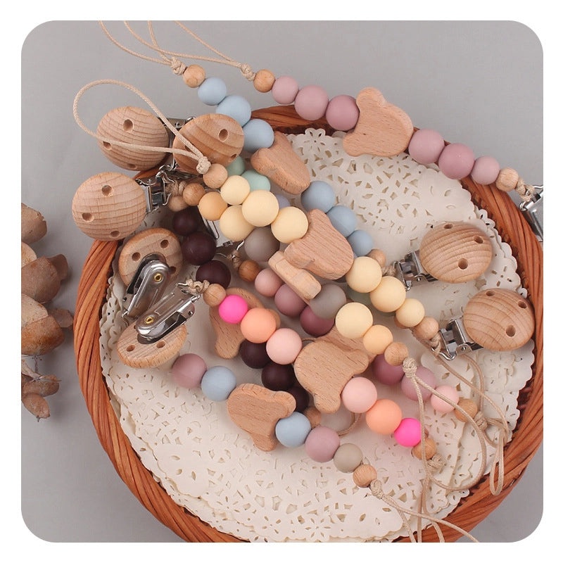 Adorable Bear-Shaped Silicone Baby Accessories | Baby Essentials