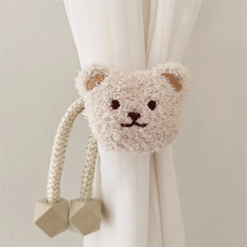 Cute Bear Design Polyester Yarn Sticky Hook for Window | Home Decor Accessories